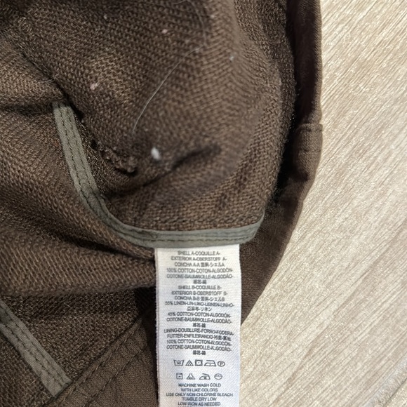 Free People cargo Jacket coat Aztec Tribal print sleeves size XS olive green - Picture 10 of 11